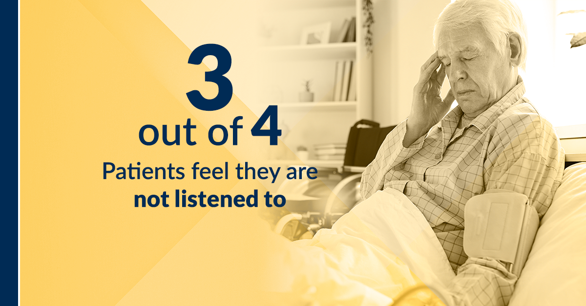 Stat_Not_Listened_01 Patients don't feel heard